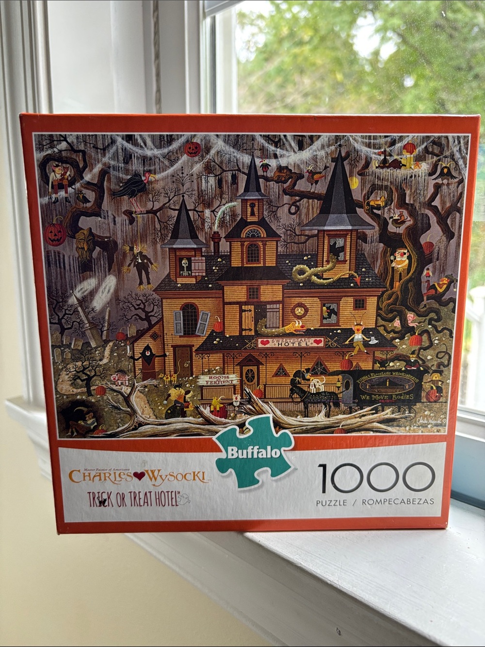 Charles Wysockis Haunted House 1000-Piece Puzzle